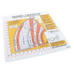 10239982: Aftermarket Gradall Flip Card- Model 1044C-54 W/ 1