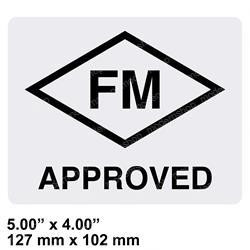 104588: Aftermarket Skyjack Label Fm Approved