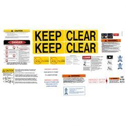 105298: Aftermarket Skyjack Decal Kit - SJ2