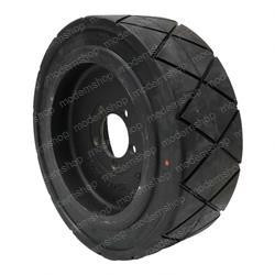 1061873: Aftermarket Tennant Tire   Wheel 18X6 Diamond Sipe