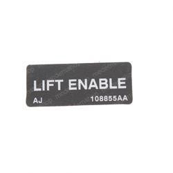 108855: Aftermarket Skyjack Decal - Lift Enable