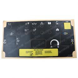 114133: Aftermarket Genie Platform Control Panel Label