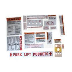 11499: Aftermarket MEC (Mayville Eng) Decal Kit - Dyna Warning Info