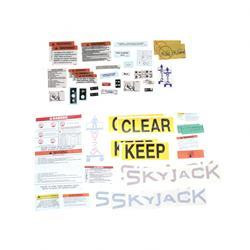 122822: Aftermarket Skyjack Decal Kit - Sjiiib