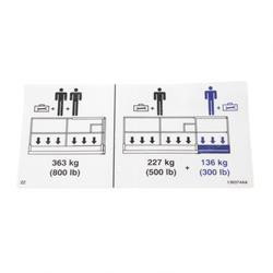 130374: Aftermarket Skyjack Label Platform Capacity 800