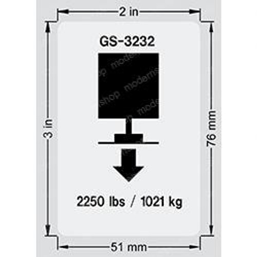 133531: Aftermarket Genie Decal - Max Cap 272 Kg 133531: Aftermarket Genie Decal - Max Cap 272 Kg