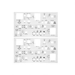 1702404: Aftermarket JLG Decal Kit - Console Box