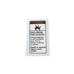 1703785: Aftermarket Gradall Decal Warning-Explosion