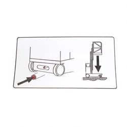 1705016: Aftermarket Gradall Decal Manual Descent