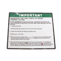 1705365: Aftermarket Gradall Decal Load Management (bcs)