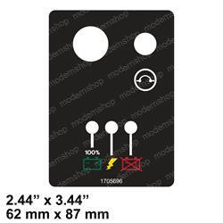 1705696: Aftermarket Gradall Decal Led/Circuit Breaker
