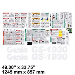 232055: Aftermarket Genie Decal Kit - Words