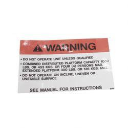 2586050: Aftermarket MEC (Mayville Eng) Decal - Operators 1000-300#