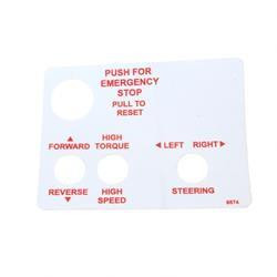 2586574: Aftermarket MEC (Mayville Eng) Decal - Upper Control Box