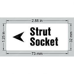 27844: Aftermarket Genie Decal Strut Socket