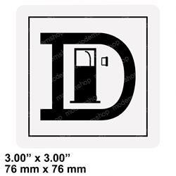 28159: Aftermarket Genie Decal - Diesel Fuel