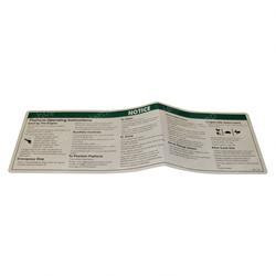 29492: Aftermarket Genie Decal-notice Op.inst Plat