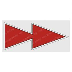3078148830: Aftermarket Haulotte Decal - Arrow Red