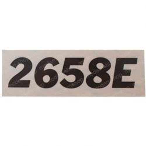 3252472: Aftermarket Gradall Nameplate (2658) 3252472: Aftermarket Gradall Nameplate (2658)