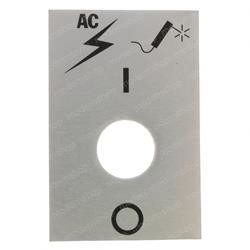 3252764: Aftermarket JLG Nameplate AC + Weld