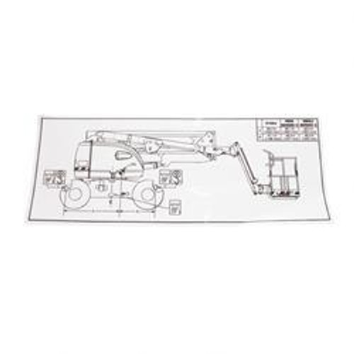 3252768: Aftermarket Gradall Nameplate Lift Dia (Dom)