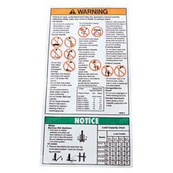 32686: Aftermarket Genie Decal Operating Instruct. Sla