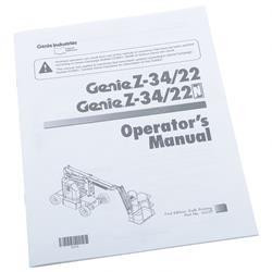 36539: Aftermarket Genie Manual Operators Z3422N