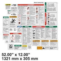 40297: Aftermarket Genie Decal Kit Saf/inst Awps W/o Tb