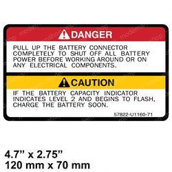 57822-U1090-71: Aftermarket Toyota Indicator Drive Caution