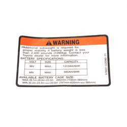 57831-U2090-71: Aftermarket Toyota Indicator - Battery W