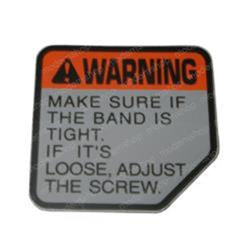 57867-U2100-71: Aftermarket Toyota Forklift Plate - Caution 57867-U2100-71: Aftermarket Toyota Forklift Plate - Caution