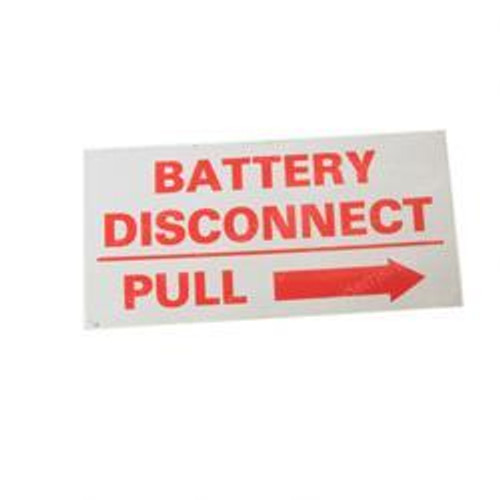 6149: Aftermarket Mec (Mayville Eng) Decal - Battery Disconnect