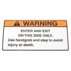 6594488: Aftermarket Bobcat Decal - Warning