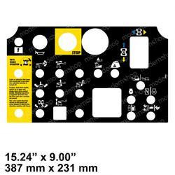 72095: Aftermarket Genie Decal - Control Panel