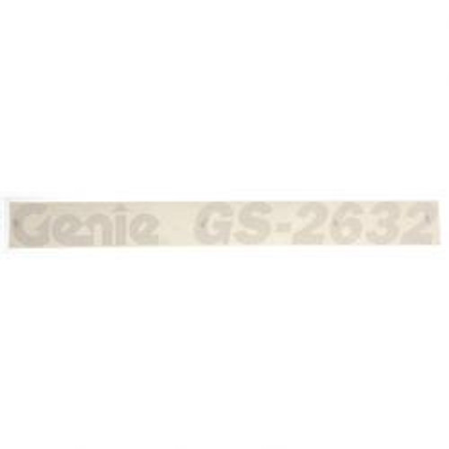 72973: Aftermarket Genie Decal Cosmetic Genie Gs-2632 72973: Aftermarket Genie Decal Cosmetic Genie Gs-2632