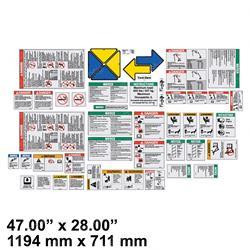 72978: Aftermarket Genie Decal Kit - Instruct Z-34 + Z34