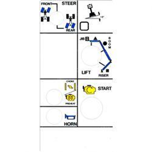 7376009658: Aftermarket Grove / Manlift Upper Control Box Decal