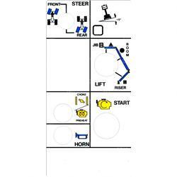 7376009658: Aftermarket Grove / Manlift Upper Control Box Decal