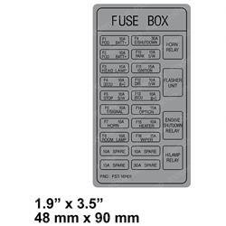 8102978: Aftermarket Clark Decal - Fuse Box Cover