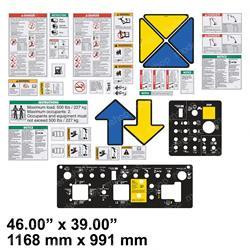 82000: Aftermarket Genie Decal Kit SFTY/INSTRGASZ45