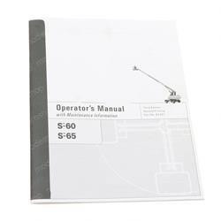 82407: Aftermarket Genie Manual - Oper S60/65 3RD Ed