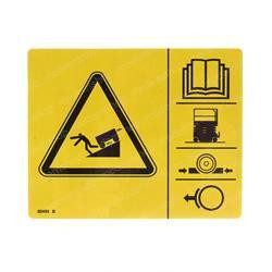 82495: Aftermarket Genie Decal - Brake Release Safety