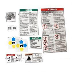 82708: Aftermarket Genie Decal Kit Safety GS-32+46 Plat