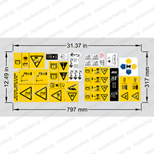 82995: Aftermarket Genie Decal - Kit Symbol