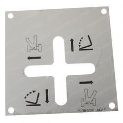 91083341: Aftermarket JLG Plate - Tilt/sway