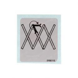 97719: Aftermarket Genie Decal - Safety Arm
