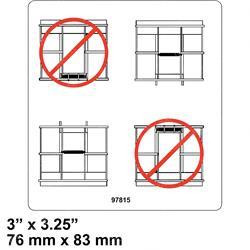 97815: Aftermarket Genie Decal - Platform Gate