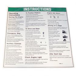 97885: Aftermarket Genie Decal - Notice Operating Inst