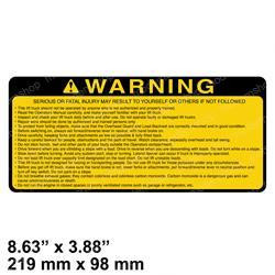 99080-FF205-F1: Aftermarket Nissan Lbl-caution Drive