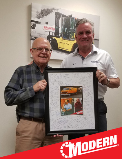 JOE DUTKO, SAFETY DIRECTOR AND FACILITIES MANAGER, RETIRES FROM MODERN GROUP AFTER 43 YEARS  JOE DUTKO, SAFETY DIRECTOR AND FACILITIES MANAGER, RETIRES FROM MODERN GROUP AFTER 43 YEARS